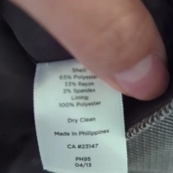 Talbots Brown Business Professional Button Front Blazer Size 16 - Picture 8 of 8